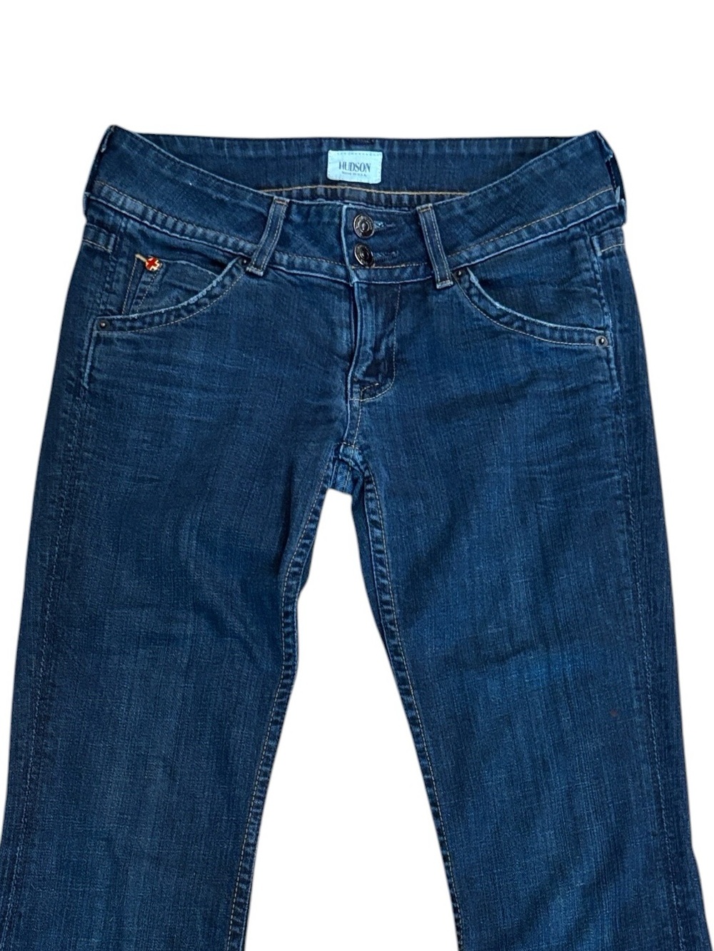 Hudson Low Rise Boot Cut Blue Jean Size 26 Style W170DHK - Picture 4 of 9